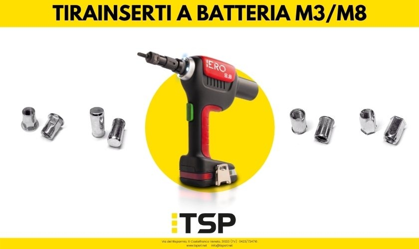 Nuova Tirainserti a Batteria M3 / M8